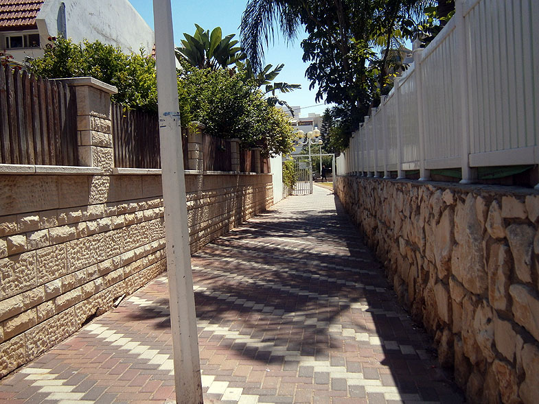 Nahariya. Agnon street