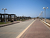 Nahariya. Promenade in the beach