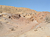 Negev and Arabah. Colored sands
