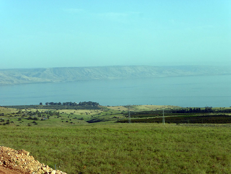 Вид на озеро Кинерет