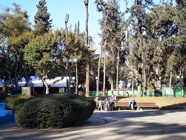 Ramat Gan. Park in Sderot HaYeled