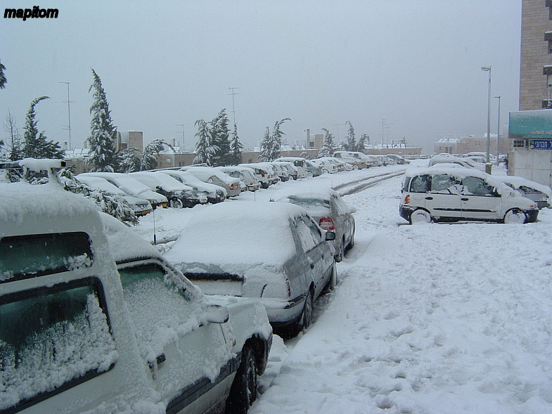 Snowy Jerusalem