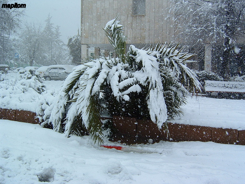 Snowy Jerusalem